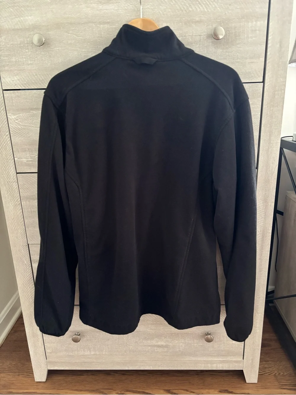 The North Face Men’s Large Black Full Zip Fleece Jacket Hiking Gorpcore